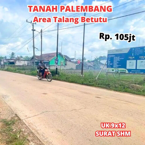 dijual tanah palembang lokasi talang betutu