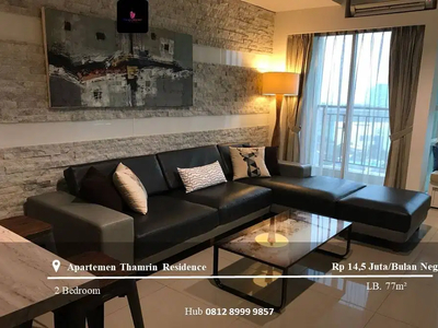 Disewakan Apartement Thamrin Residence High Floor 2BR Fully Furnished