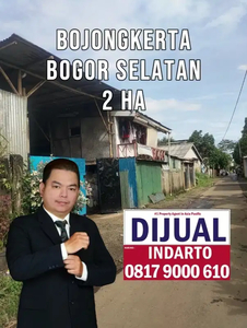 For Sale Tanah SHM LT 2Ha di Bojongkerta Bogor Selatan