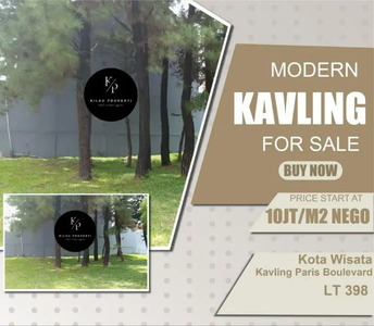 JUAL KAVLING KOTA WISATA