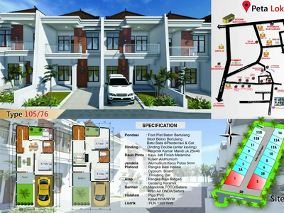 Jual rumah baru 2 lantai Banyumanik 800jtan