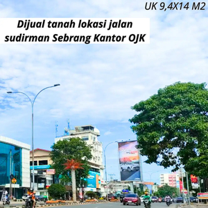 Jual Tanah Uk 9,4x14m2 Lokasi Sebrang Kantor Ojk Palembang