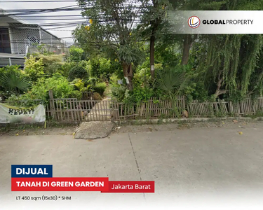 Lahan Kavling Cantik di Green Garden, Kebon Jeruk, Jakarta Barat