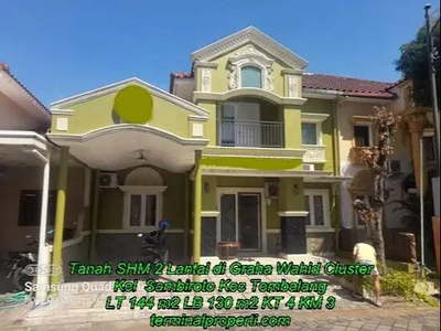 Rumah 2 Lantai Bagus di Perum Graha Wahid Kel Sambiroto kec Tembalang