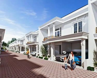 Rumah cluster mewah American style colomadu solo