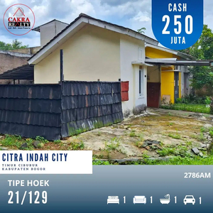 Rumah Hook Termurah di Citra Indah City Harga Nego 2786AM