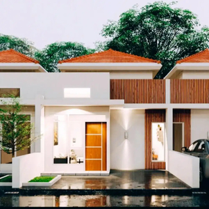 Rumah impian minimalis modern 2 JT All in promo free AC free biaya