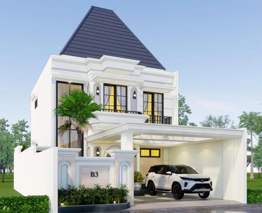 Rumah mewah dalam cluster citragrand mutiara dekat kota sleman jogja