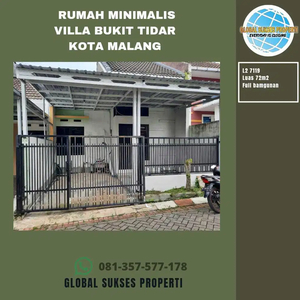 Rumah Minimalis Dan Aman Akses Mobil Villa Bukit Tidar Malang