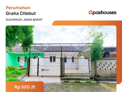 Rumah Siap Huni Cicilan 3 Jutaan dekat Stasiun Cilebut