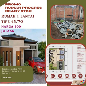 RUMAH SIAP HUNI DEKAT UMM 3 MALANG