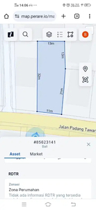 Tanah Langka Siap Bangun di Jl. Utama Babakan Canggu