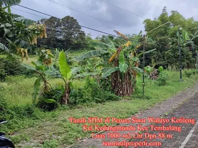 Tanah Murah SHM Utk Perumahan di Perum Sinar Waluyo Kedungmundu