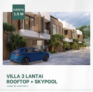Villa Mewah Dengan Fasilitas Skypool Kota Batu Dekat Jatim Park 2