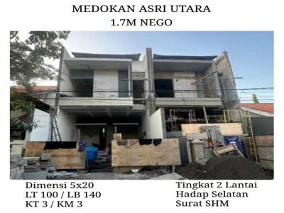 Jual Rumah Baru di Medokan Asri Utara (Surabaya)