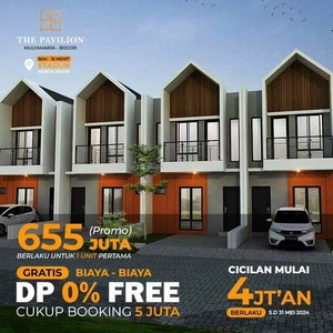 Rumah Scandinavian 2 Lantai Di Mulyaharja Bogor Selatan Dengan View Gu