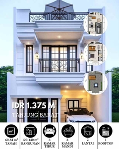 Townhouse Classic Modern Di Tanjung Barat