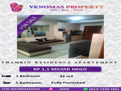 Dijual Apartement Thamrin Residence Fully Furnished Lantai Tinggi