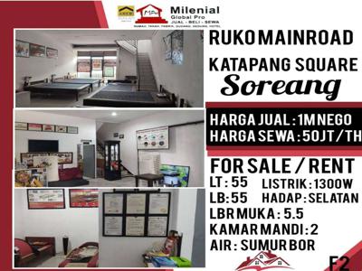 Dijual / disewakan Ruko Mainroad Katapang Square Soreang