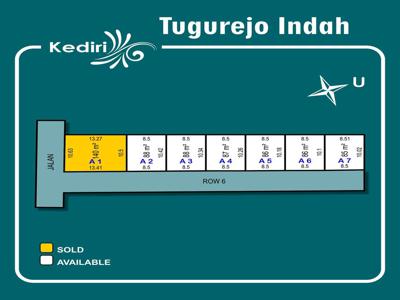 Dijual Tanah Kavling Kediri 2 Menit RSUD SLG Kediri