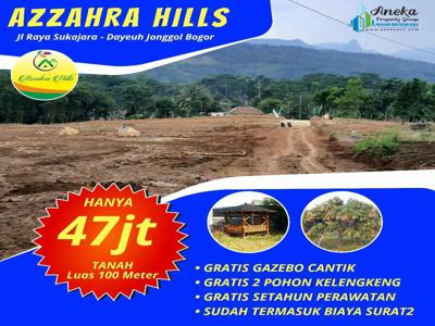 Jual Tanah Kavling Azzahra Hills Pinggir Jalan Raya Propinsi