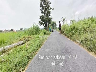 Lahan bagus di barat pasar Tulung Kalasan