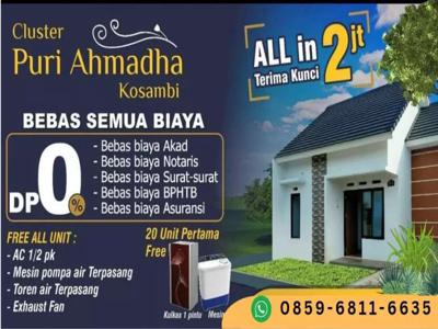 Rumah dijual cluster baru dilokasi strategis Kosambi Karawang Timur