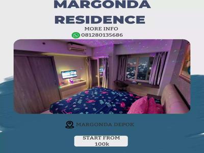 Sewa apartemen murah mares 2 3 5 free wifi margonda depok