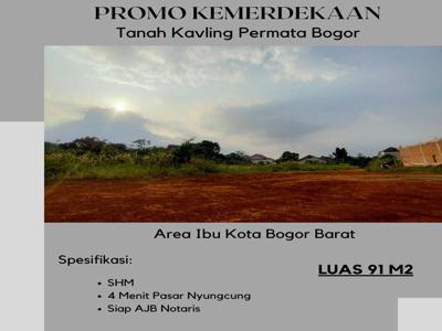 Aset Kavling Area, Ibu Kota Bogor Baru Cocok Investasi