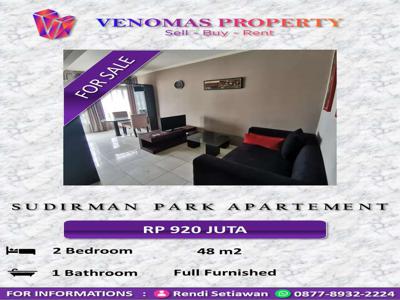 Dijual Apartement Sudirman Park 2BR Full Furnished Bagus dan Termewah