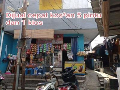Dijual cepat Kontrakan 5 pintu dan kios dkt Borobudur Ciledug