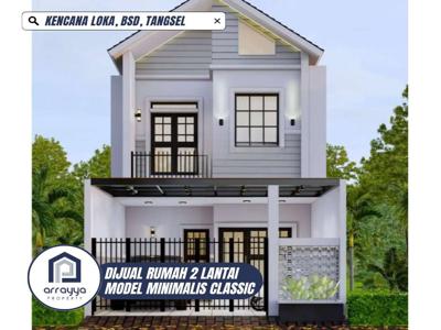 Dijual Rumah Baru Model Minimalis Classic Kencana Loka BSD \HRB76