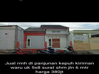 Dijual rumah di Panjunan, Kecamatan Waru, Kabupaten Sidoarjo