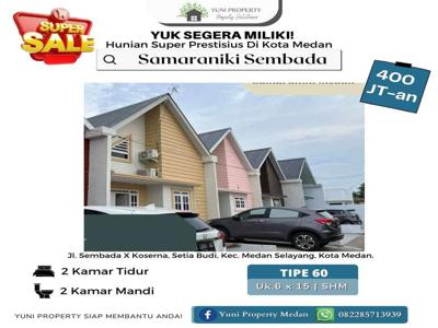 DIJUAL RUMAH SAMARANIKI SEMBADA HARGA TERJANGKAU DIKOTA MEDAN