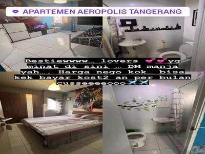 Disewakan apartemen aeropolis 2BR