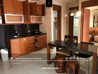 Disewakan Apartement Cosmo Mansion 2BR Full Furnished