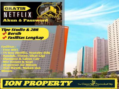 ION PROPERTY SEWA TRANSIT HARIAN MINGGUAN APARTEMEN GREEN PRAMUKA