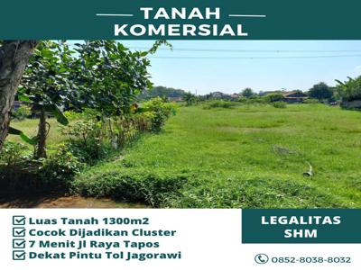 Jual Cepat Tanah Komersil Perumahan Cilangkap Depok Dekat Tol Jagorawi