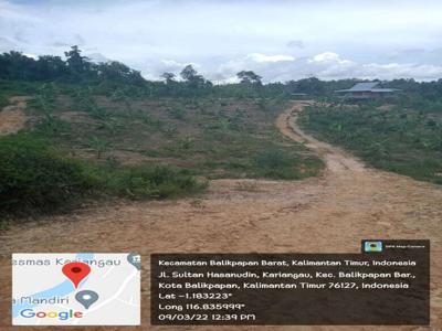 Jual tanah via lelang area industri kariangau Balikpapan