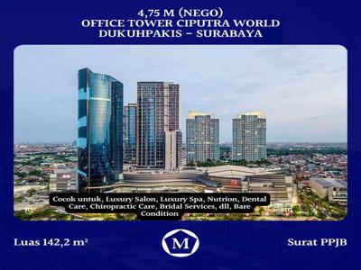Office Tower Ciputra World Dukuh Pakis Surabaya Selatan Dkt Bukit Mas