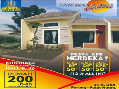 Rumah 2 kamar all in 5 juta sampai akad kredit di panorama bali reside