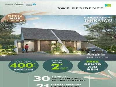 Rumah Baru harga 400 jt an Dekat Surabaya