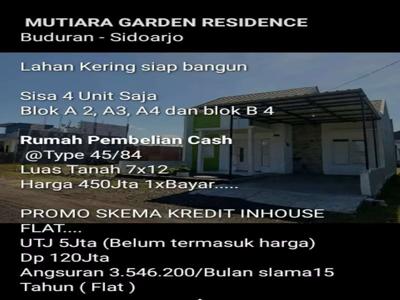 Rumah baru harga 450 jutaan di Buduran, Kabupaten Sidoarjo