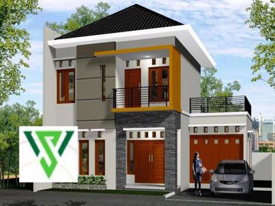 Rumah baru murah minimalis 5,7M Pakuwon Indah Graha Family