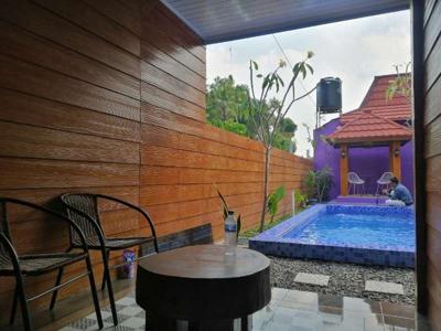 Rumah Dijual Purwomartani Sleman.PRIVATE POOL DAN FURNISHED GERCEEP !