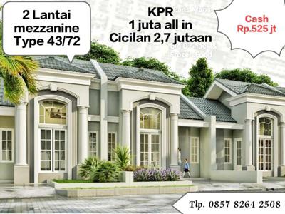 Rumah idaman 2 lantai di Panorama Bali Residence