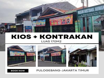 Rumah Kost dan Kontrakan Dipinggir Jalan Pulogebang Cakung Jaktim