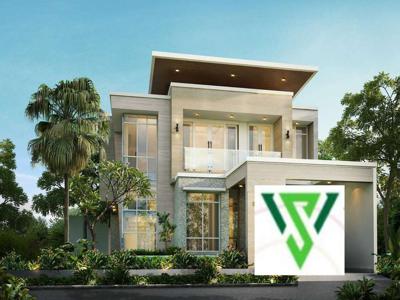 Rumah murah 46,5M golf view siap huni graha Family Pakuwon Indah