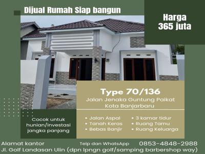 Rumah murah dekat kampus Banjarbaru