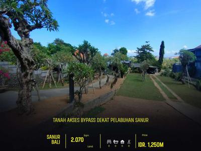 SUPER PREMIUM Harga Kepepet Tanah Bypass Dekat Pelabuhan Pantai Sanur